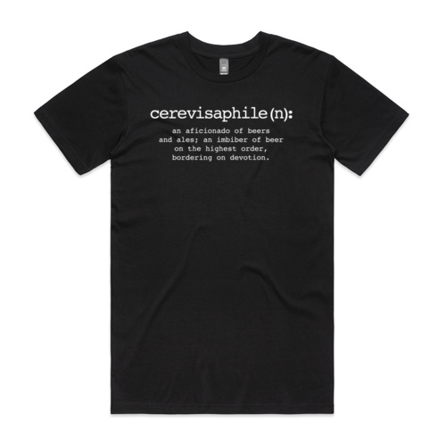 CEREVISAPHILE TEE - BLACK Thumbnail